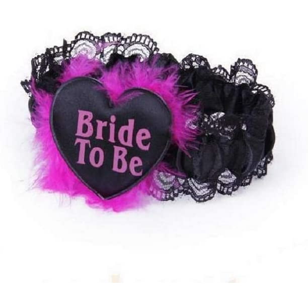 2PCS Leg Garter for Bridal Showers Set Bride to Be Rosette Badge 2PCS Leg Garter for Bridal Showers Set Bride to Be Rosette Badge